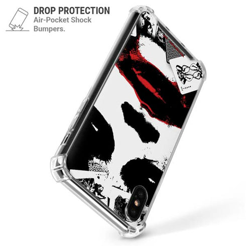 DC Comics The Joker Dark Knight Poster Art iPhone XS Max Clear Case